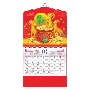 Lò Xo Giữa Bộ Số 37x70cm – Tam dương Tài Lộc – Mã: AH33