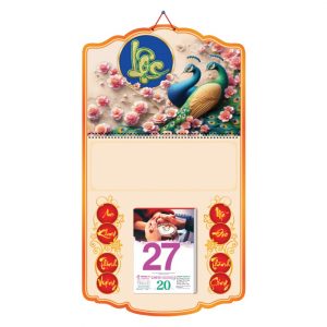 Lò Xo Giữa 34x60cm Gắn Bloc – Song Long Tài Lộc – Mã: AH69