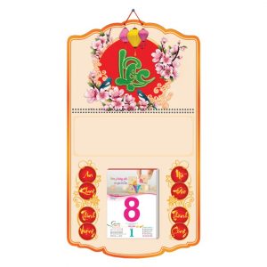 Lò Xo Giữa 34x60cm Gắn Bloc – Chữ Lộc – Mã: AH71