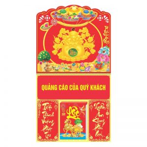 Dán nổi - Lò Xo Giữa 37x68cm Gắn Bloc – Cát Tường Như Ý – Mã: BM110