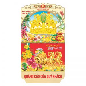 Lò Xo Giữa 37x68cm Gắn Bộ Số – Đinh Mùi May Mắn – Mã: BM62