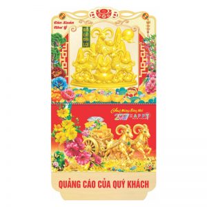 Lò Xo Giữa 37x68cm Gắn Bộ Số – Kim Dương Phú Quý – Mã: BM70