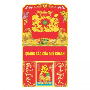 Dán nổi - Lò Xo Giữa 37x68cm Gắn Bloc – Tài Lộc Hưng Thịnh – Mã: BM92