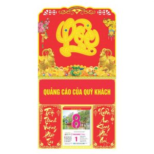 Dán nổi - Lò Xo Giữa 37x68cm Gắn Bloc – Lộc Đến Toàn Gia – Mã: BM93