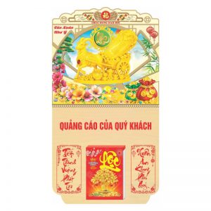 Dán nổi - Lò Xo Giữa 37x68cm Gắn Bloc – Đinh Mùi Lộc Phát – Mã: BM94