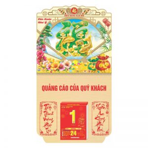 Dán nổi - Lò Xo Giữa 37x68cm Gắn Bloc – Phước Ngọc Đón Xuân – Mã: BM95