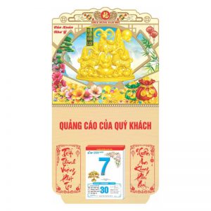 Dán nổi - Lò Xo Giữa 37x68cm Gắn Bloc – Kim Dương Chiêu Tài – Mã: BM97