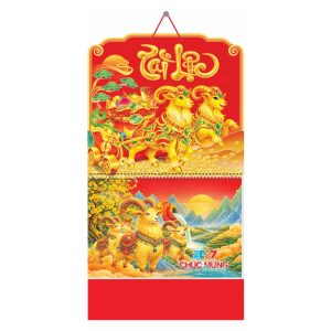 Lò Xo Giữa Bộ Số 37x68cm – Ngựa Tài Lộc – Mã: HN17