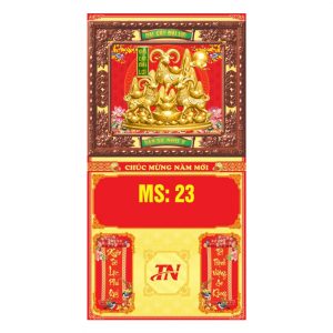 Bìa Khung Cao Cấp 37x70cm Gắn Bloc – Tam Dương Đại Cát – Mã: MS23
