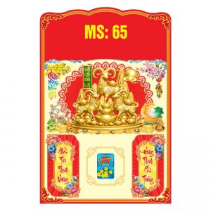 Bìa Dán Nổi 40x60cm Gắn Bloc – Tam Dương Đại Cát – Mã: MS65