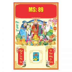 Bìa offset 40x60cm Gắn Bloc – Phúc Lộc Thọ Toàn – Mã: MS89