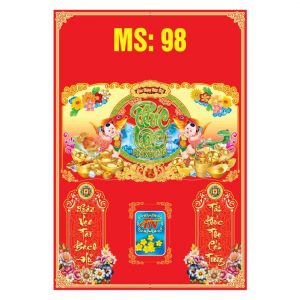 Bìa 35x50cm Gắn Bloc – Phúc Lộc An Khang – Mã: MS98