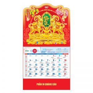 Lò Xo Giữa 37x68cm Gắn Bộ Số – Song Dương Phát Tài – Mã: NB178