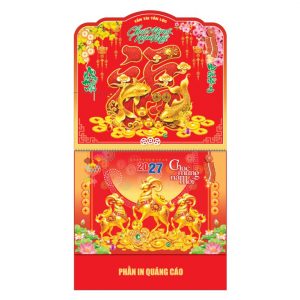 Lò Xo Giữa 37x68cm Gắn Bộ Số – Chữ Phúc Đỏ – Mã: NB193D