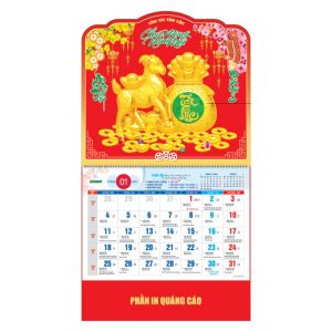 Lò Xo Giữa 37x68cm Gắn Bộ Số – Dê Và Túi Vàng – Mã: NB208T
