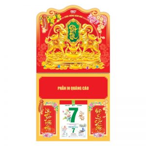 Lò Xo Giữa 37x68cm Gắn Bloc – Song Dương Phát Tài – Mã: NB219