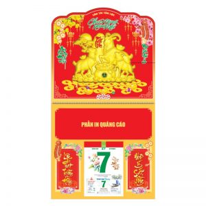 Dán nổi - Lò Xo Giữa 37x68cm Gắn Bloc – Tam Dương Tài Lộc – Mã: NB241D