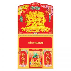 Dán nổi - Lò Xo Giữa 37x68cm Gắn Bloc – Tết An Khang – Mã: NB244C