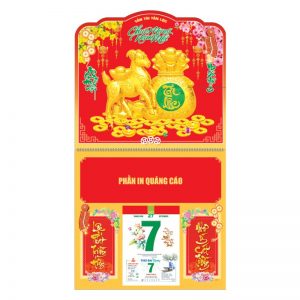 Dán nổi - Lò Xo Giữa 37x68cm Gắn Bloc – Dê Và Túi Vàng – Mã: NB249T