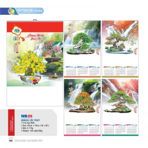Lịch Nẹp Thiếc 5 Tờ 2027