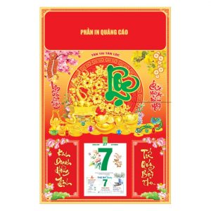 Bìa Dán Nổi 40x60cm Gắn Bloc – Mai Tài Lộc – Mã: NB3D-10D