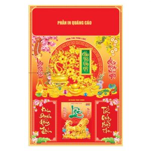 Bìa Dán Nổi 40x60cm Gắn Bloc – Mai Phú Quý – Mã: NB3D-14D