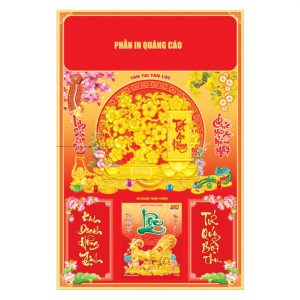 Bìa Dán Nổi 40x60cm Gắn Bloc – Mai An Khang – Mã: NB3D-18C