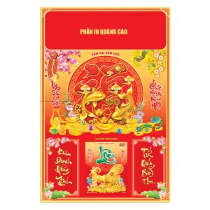 Bìa Dán Nổi 40x60cm Gắn Bloc – Túi Vàng – Mã: NB3D-7D