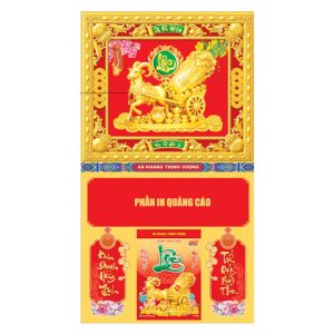 Bìa Khung Cao Cấp 40x71cm Gắn Bloc – Dê Kéo Bắp Cải – Mã: NB70D