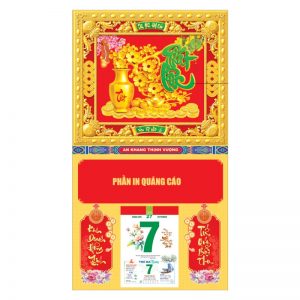 Bìa Khung Cao Cấp 40x71cm Gắn Bloc – Mai Phát Lộc – Mã: NB73D
