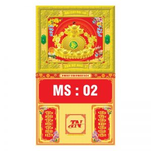 Bìa Khung Cao Cấp 40x70cm Gắn Bloc – Túi Vàng May Mắn – Mã: MS02